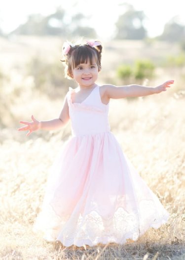 My Fair Lady Maxi Dress In Ballet Pink<br>2 to 10 Years