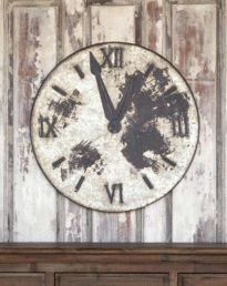 Metal Relic Wall Farmhouse Clock<br>As Seen on Fixer Upper!