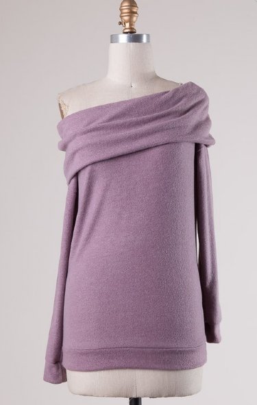 Women's Mauve Ooh Lous Top<BR>Small ONLY