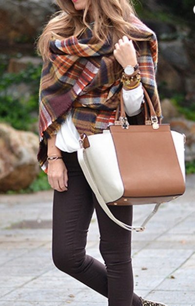 Fall Plaid Everywhere Scarf Now in Stock