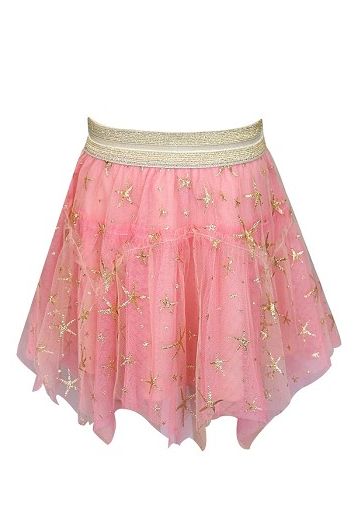 Spring 2018 Gold Starfish Glitter Tutu Skirt<BR>2T ONLY