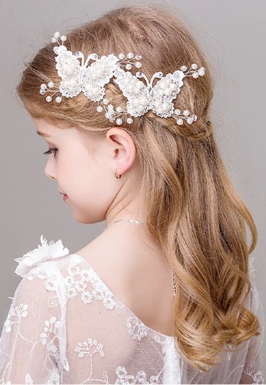 Pearl Butterfly Hair Clip Set Preorder