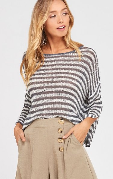 Women's Weekend at the Hamptons Sweater<BR>Now in Stock