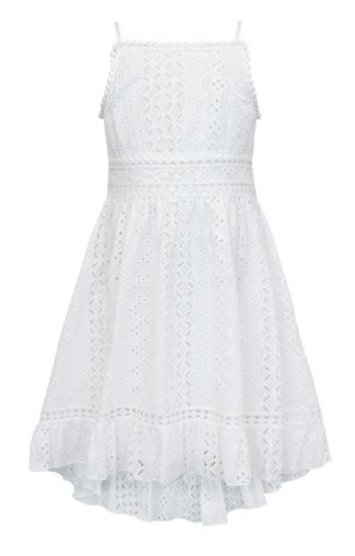 Girls High Low French Lace Dress<br> 14 Years ONLY