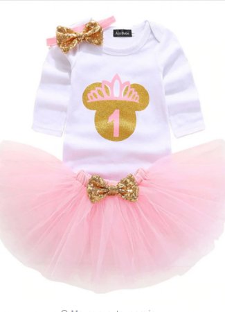 Minnie Mouse 1st Birthday Princess Tutu Set