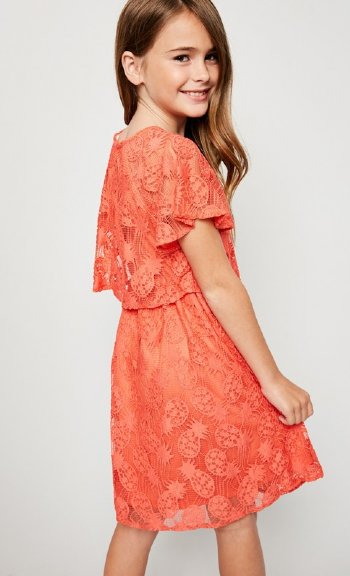 Tween Pineapple Lace Flutter Dress 10 Years ONLY