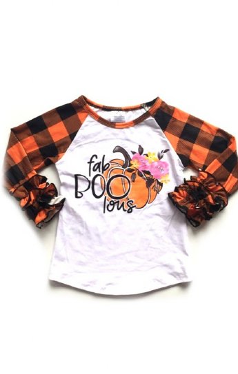 Girls Fa-BOO-Lous Halloween Shirt <br>2 Years ONLY