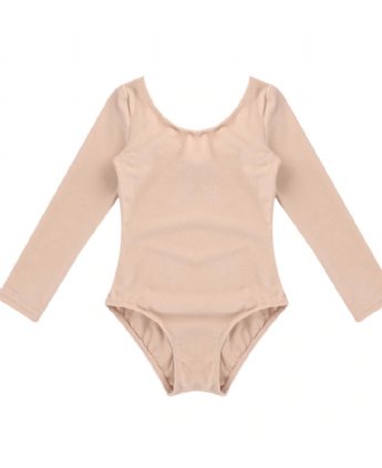 Girls Leotard Natural Skin Color Preorder<br>2 to 14 Years