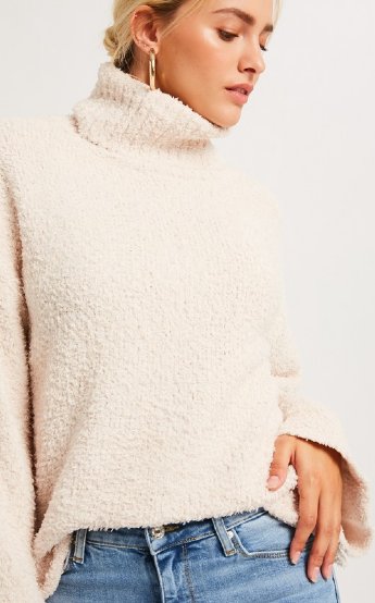 Women's Snuggle Up Turtleneck Sweater<br>Now In Stock<br>Incredibly SOFT!