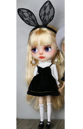 Blythe Doll Lace Bunny Headband