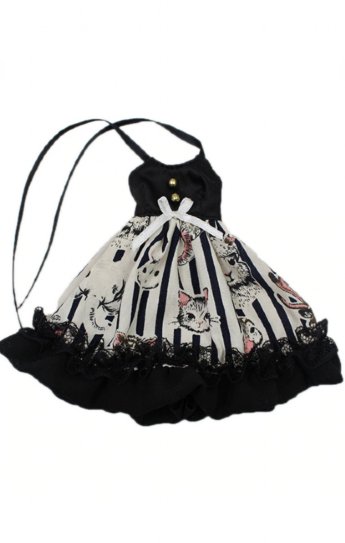 Blythe Doll Retro Kitty Dress
