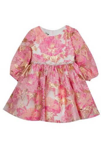 Girls Organza Puff Sleeve Dress!<br>4 to 6X<br>Now In Stock