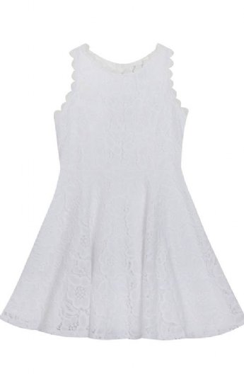 Tween White Lace Skater Dress<br>7 to 16 Years<br>Now In Stock!