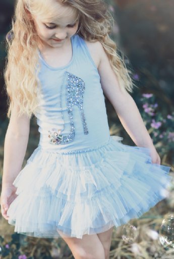 Cinderella Couture Glass Slipper Tutu Dress <br>Size 12 ONLY