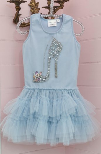 Cinderella Couture Glass Slipper Tutu Dress <br>Size 12 ONLY