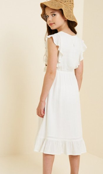 White Tween Dress 