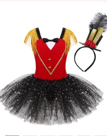 Girls Greatest Showman Ringmaster Circus Costume<br>Size 6 In Stock!