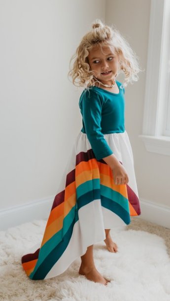 Some Where over the Rainbow Teal Dress In Stock<br>2 Years ONLY