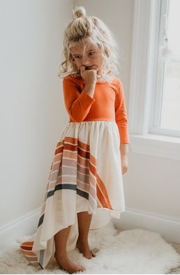 Girls Over the Rainbow High Low Dress In Stock<br>3 to 5 Years ONLY