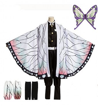 Demon Slayer Delux Costume Butterfly<br>Available in Kid & Adult Sizes