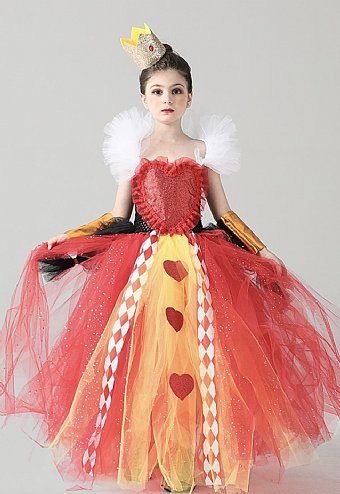 Girls Couture Queen of Hearts Costume