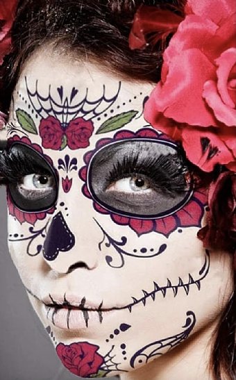 Day of the Dead Face Sticker