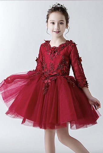 Roses Are Red Holiday Dress Preorder<br>4 to 10 Years