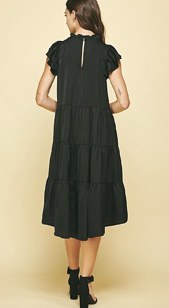 Women's Black Collette Holiday Pocket Dress Preorder