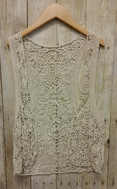 MLK Girls Crochet Vest Now in Stock