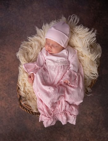 Haute Baby Sweet Rose Gown 