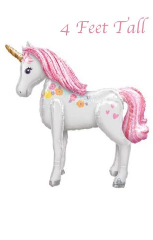 HUGE Magical Unicorn Balloon<BR>Almost 4 Feet Tall!!<br>Now in Stock