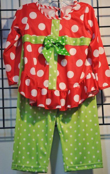 Holiday Wonderland Present Pajamas<br>12 Months ONLY
