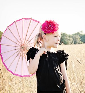 Lola Pink Flower Headband