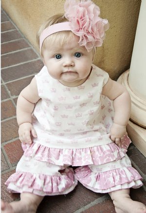 Sparkle Princess Crown 2 Piece Set<br>Personalize it with an Initial or Age!