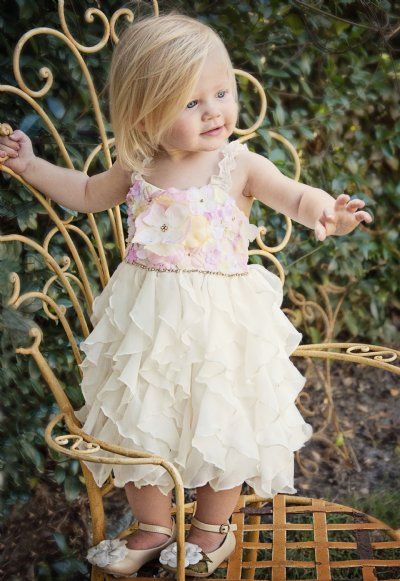 Spring Fancy Flower Dress<br>8 Years ONLY