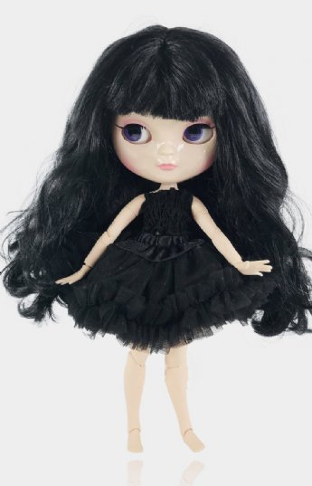 Blythe Doll Black Hair