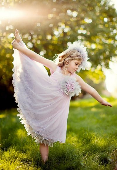Couture Pretty Ballerina Day Gown<br>2T to 4T