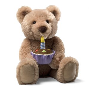Animated Birthday Bear<br>Candle Lights Up & Sings Happy Birthday Song!<BR>Now in Stock