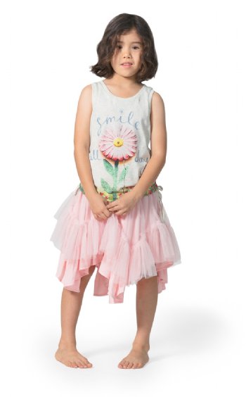 Paper Wings 2018 Frilled Tulle Skirt<BR>2 to 14 Years<BR>Now in Stock