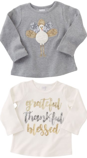 Thanksgiving Dazzle Tees<BR>2 Styles Available!<BR>Now in Stock