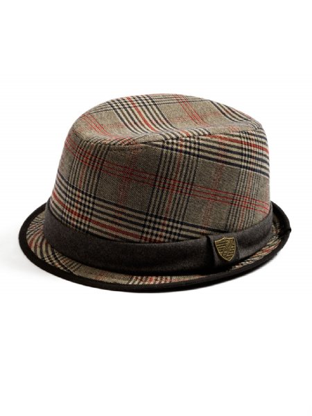 Fore!! Boys Fall 2014 English Plaid Fedora<BR>Now in Stock