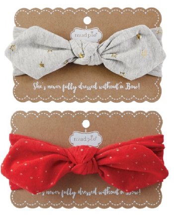 Glitter Bow Headbands<BR>2 Colors Available!<BR>Now in Stock