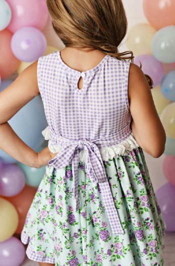 Serendipity Lavender Mint Fields Dress w/ Shortie<br>Now in Stock