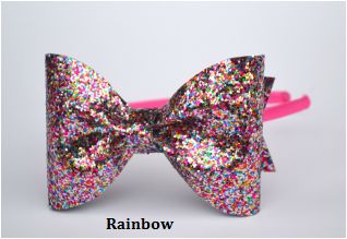 Couture Multi Glitter Bows<BR>Many Colors Available! 