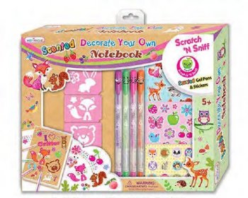 Flower Critter Scented Decorate Your Own Notebook<BR>Now in Stock