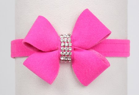 Susan Lanci Pink Sapphire Nouveau Bow Collar<BR>Now in Stock