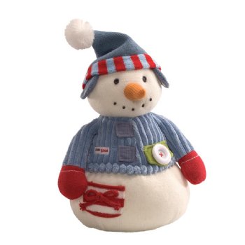 Teach Me Snow Man<br>Teaches to Tie, Button, & More!<br>What a Great Holiday Gift!