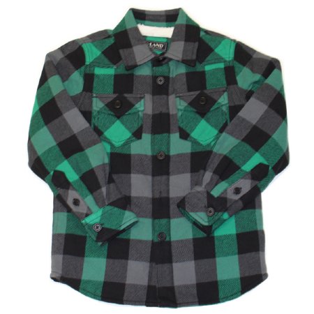 Boys Fleece Lined Check Jacket <BR>3T to 12 Years<br>Now In Stock