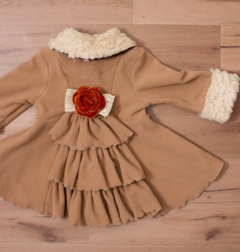 Peaches 'n Cream Autumn Harvest Coat<BR>12 Months to 10 Years<BR>Now in Stock