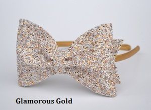 Couture Multi Glitter Bows<BR>Many Colors Available! 